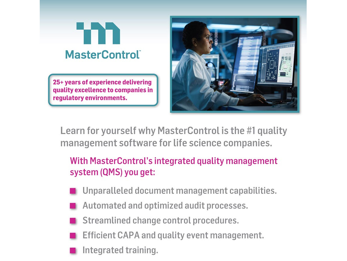 Quality Management Software from MasterControl