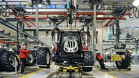 CNH assembly plant in St. Valentin, Austria