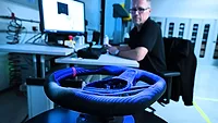 testing a steering wheel testing a steering wheel