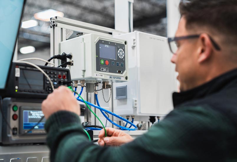 MES integrated with various testing equipment