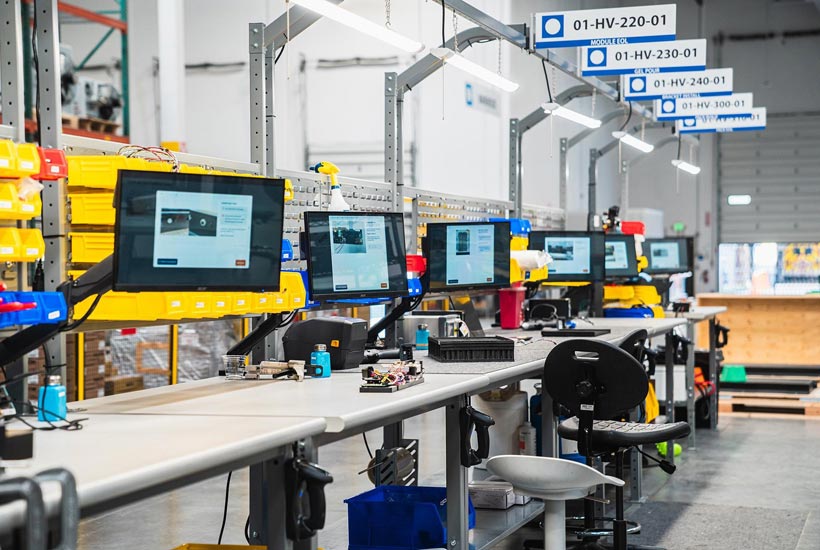connected work stations